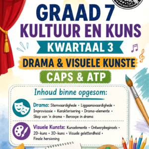 Graad 7 Kuns en Kultuur – Kwartaal 3 Opsommings