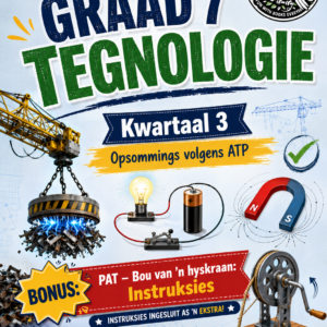 Graad 7 Tegnologie – Kwartaal 3 Opsommings