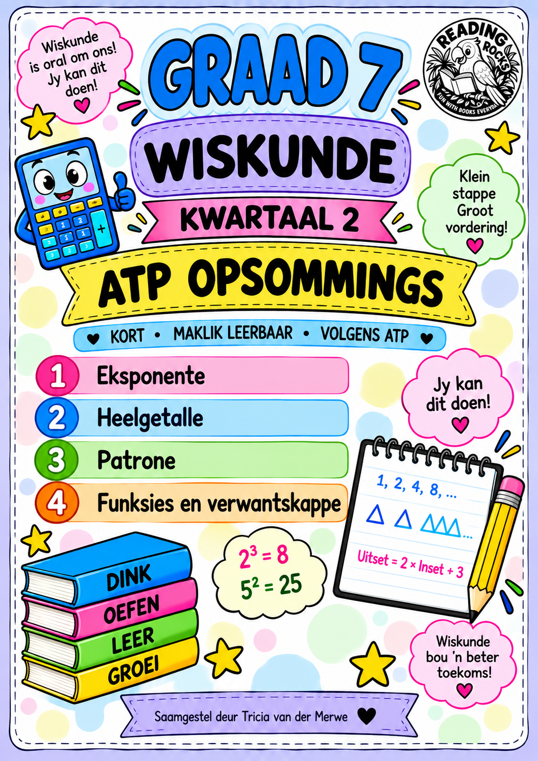 Graad 7 Wiskunde – Kwartaal 2 Opsommings