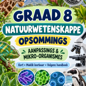 Graad 8 Natuur Wetenskap – Kwartaal 3 Opsommings