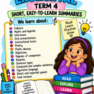 Grade 6 English FAL – Term 4 Summaries