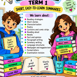 Grade 7 English FAL – Term 1 Summaries