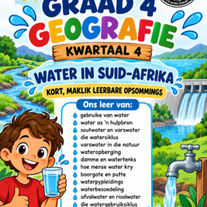 Graad 4 SW Geografie – Kwartaal 4 Opsommings