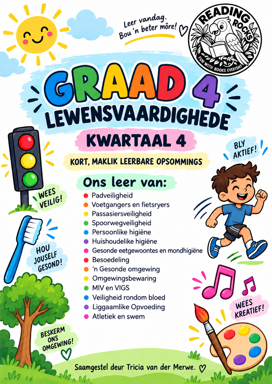 Graad 4 Lewensvaardighede – Kwartaal 4 Opsommings