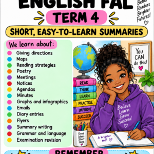 Grade 7 English FAL – Term 4 Summaries