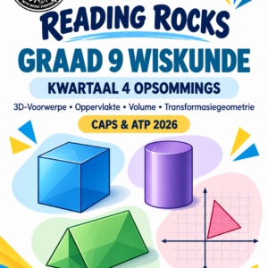Graad 9 Wiskunde – Kwartaal 4 Opsommings