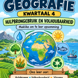 Graad 9 Geografie – Kwartaal 4 Opsommings