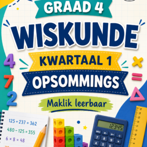Graad 4 Wiskunde – Kwartaal 1 Opsommings
