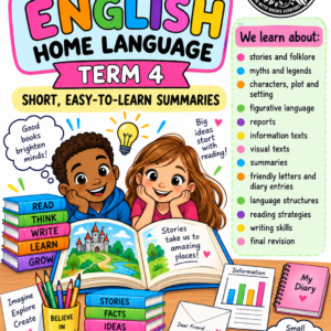 Grade 5 English HL – Term 4 Summaries