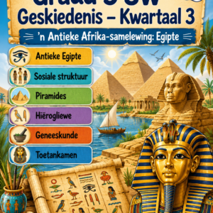 Graad 5 SW Geskiedenis – Kwartaal 3 Opsommings