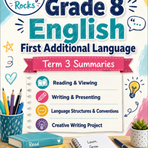 Grade 8 English FAL – Term 3 Summaries