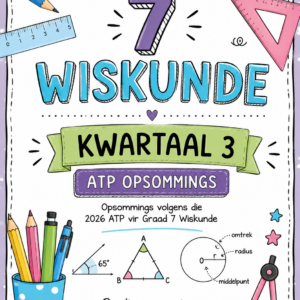 Graad 7 Wiskunde – Kwartaal 3 Opsommings