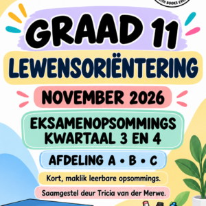 Graad 11 Lewensvaardighede – November Eksamen