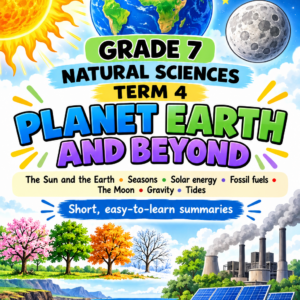 Grade 7 Natural Sciences – Term 4 Summaries
