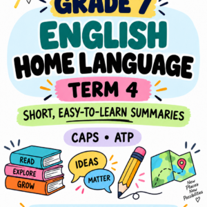 Grade 7 English HL – Term 4 Summaries
