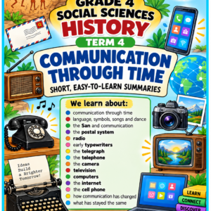 Grade 4 History – Term 4 Summaries